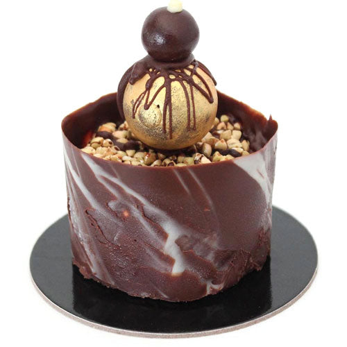 Loyal Round Black Dessert Board 90mm 50pcs
