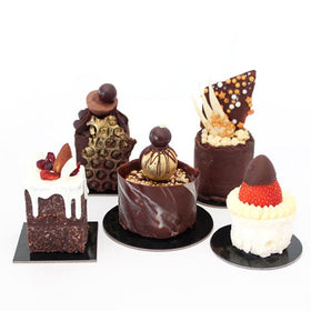 Loyal Round Black Dessert Board 90mm 50pcs