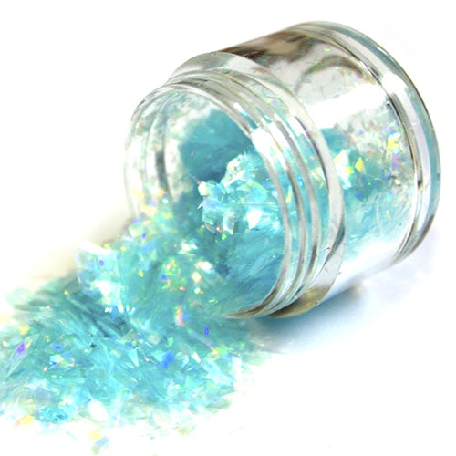 Magic Sparkles Hint of Blue Glitter Flakes Edible 2g
