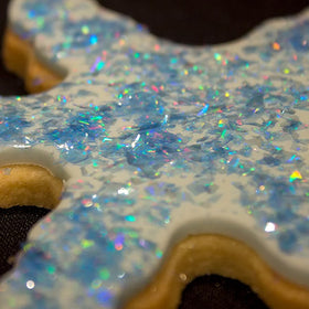 Magic Sparkles Hint of Blue Glitter Flakes Edible 2g