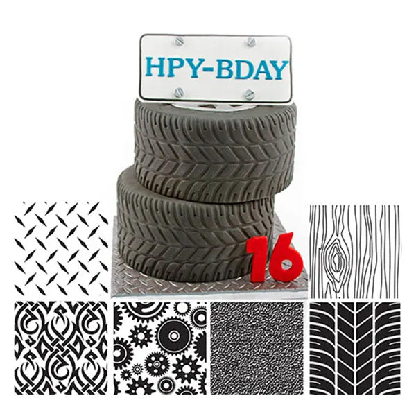 Manly Texture Sheets 6pcs