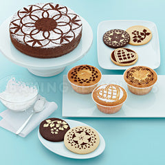 Martha Steward Doily Lace Cake & Cupcake Stencils