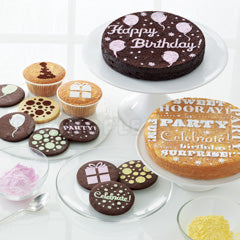 Martha Steward Modern Festive Cake & Cupcake Stencils