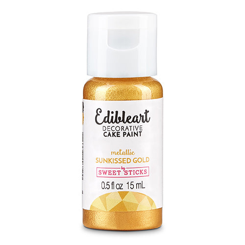 Sweet Sticks Edible Art Paint METALLIC SUNKISSED GOLD 15ml