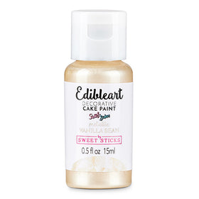 Sweet Sticks Edible Art Paint METALLIC VANILLA BEAN 15ml