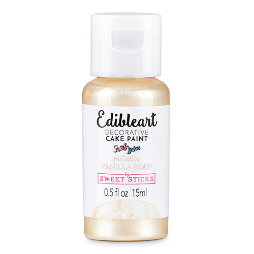 Sweet Sticks Edible Art Paint METALLIC VANILLA BEAN 15ml