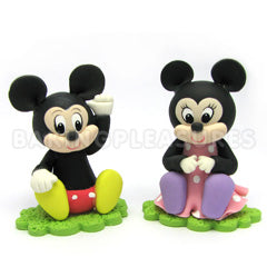 Mickey & Minnie Porcelain Toppers