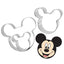 Mickey Mouse Cookie Cutter 3pcs