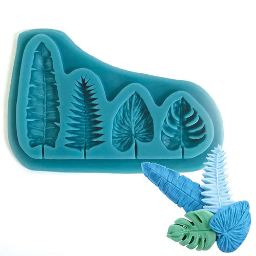 Mini Assorted Palm Leaf Silicone Mould