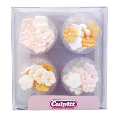 Mini Blossoms Cupcake Toppers 48pcs