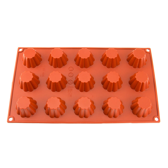 Mini Brioche Silicone Baking Mould 15 Cavity