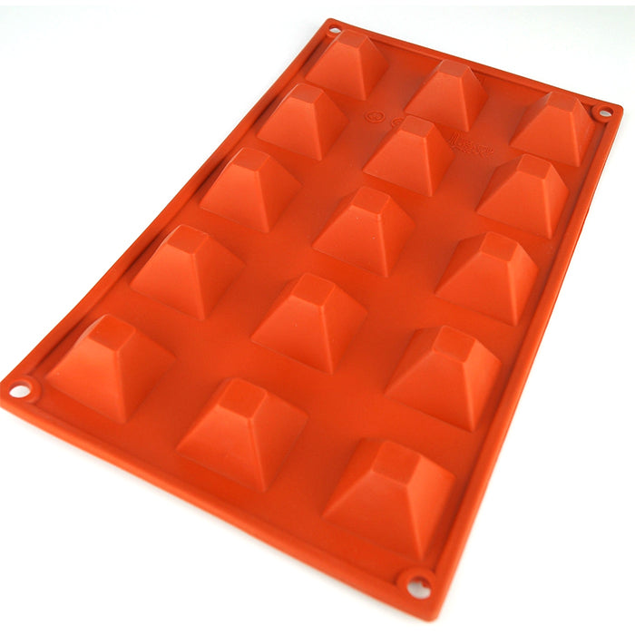 Mini Pyramid Silicone Baking Mould 15 Cavity