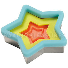Miniamo Brights Star Cutter, Stamp & Stencil 3pcs