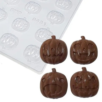 Mini Pumpkin Halloween Lollipop Chocolate Mould 1 Piece