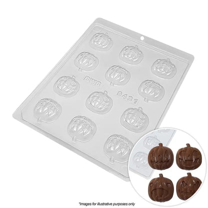 Mini Pumpkin Halloween Lollipop Chocolate Mould 1 Piece