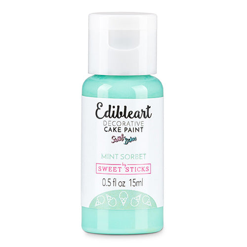 Sweet Sticks Edible Art Paint MINT SORBET 15ml