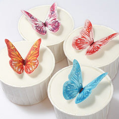 Mixed Edible Wafer Butterflies 12pcs
