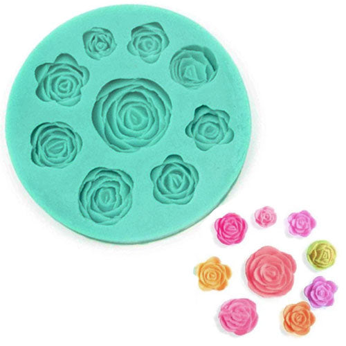 Mixed Roses Silicone Mould