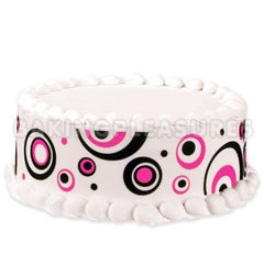 Mod Dots Hottie Designer Edible Image 3 Strips