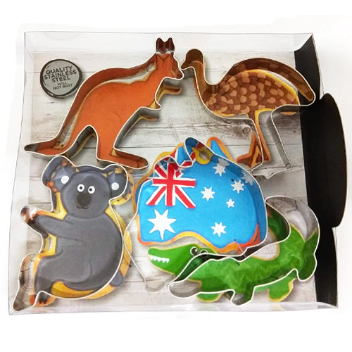 Mondo Australian Cookie Cutter Set 5pcs