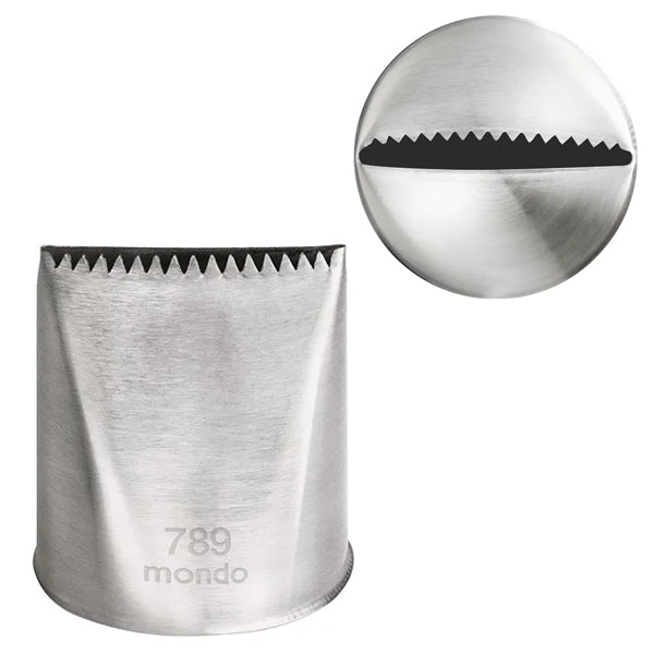 Mondo Piping Tip #789 Large Basketweave/Cake Icer