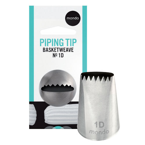 Mondo Basketweave Piping Tip 1D