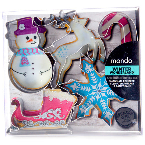 Mondo Christmas Cookie Cutter Set 5pcs