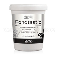 Mondo Fondtastic Premium Rolled Fondant Black/Vanilla 908g