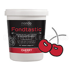 Mondo Fondtastic Premium Rolled Fondant Dark Red/Cherry 908g (Best Before 21 Oct 2014)