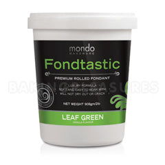 Mondo Fondtastic Premium Rolled Fondant Leaf Green/Vanilla 908g