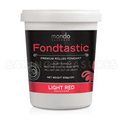 Mondo Fondtastic Premium Rolled Fondant Light Red/Vanilla 908g