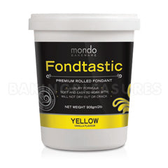 Mondo Fondtastic Premium Rolled Fondant Yellow/Vanilla 908g