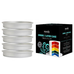 Mondo Ombre Layer Cake Pan Set 5pcs (18 x 3cm)