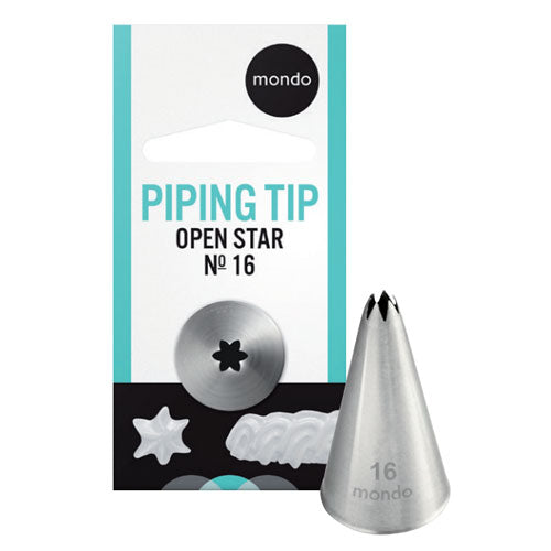 Mondo Piping Tip #16 Open Star