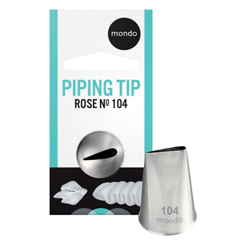 Mondo Piping Tip #104 Rose