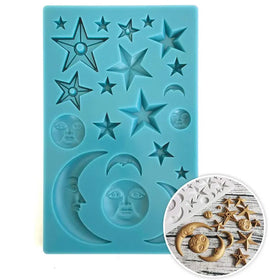 Moon & Stars Silicone Mould