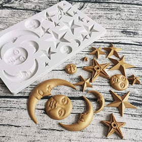 Moon & Stars Silicone Mould