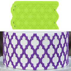 Marvelous Molds Moroccan Lattice Silicone Onlay