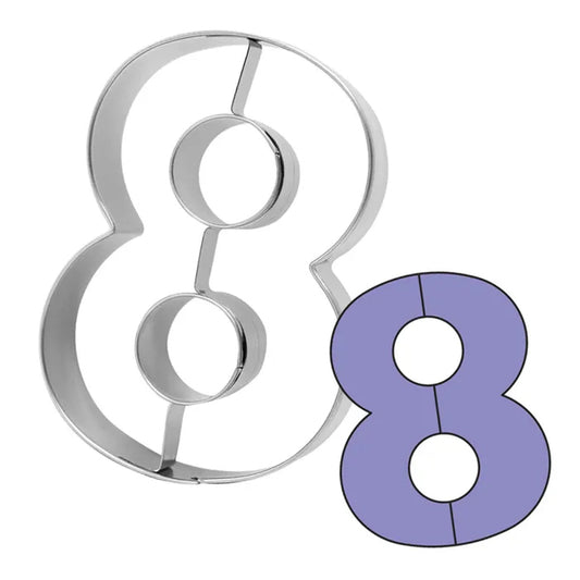 Number Eight Cookie Cutter