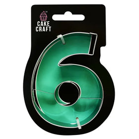 Number Six Cookie Cutter