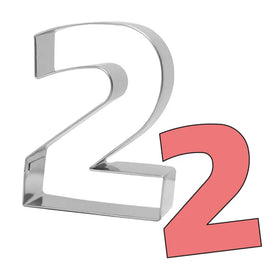 Number Two Cookie Cutter