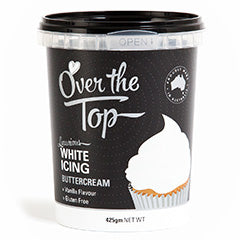 Over The Top Buttercream Icing White 425g