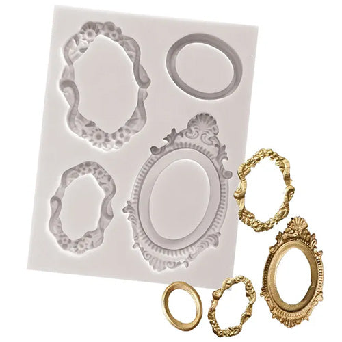 Oval Frames Silicone Mould