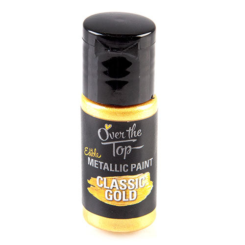 Over The Top Classic Gold Edible Paint 15ml