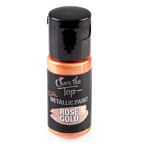Over The Top Rose Gold Edible Paint 15ml
