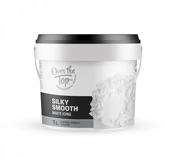 Over The Top Silky Smooth Swiss Meringue Style White Buttercream Icing 1L