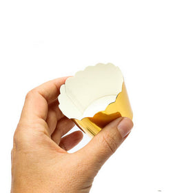 Papyrus Foil Card Baking Cups Gold 25pcs