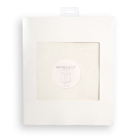 Papyrus Square Scalloped Tall Cake Box  White (10 x 10 x 12 inch)