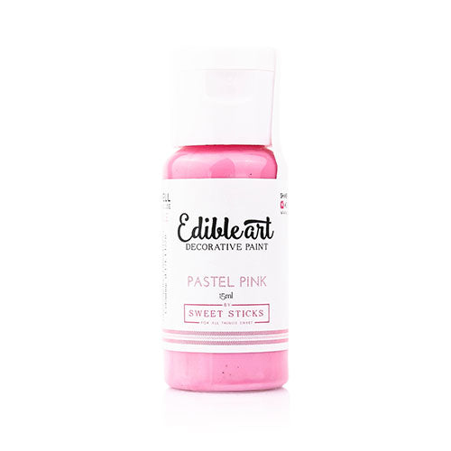 Sweet Sticks Edible Art Paint PASTEL PINK 15ml
