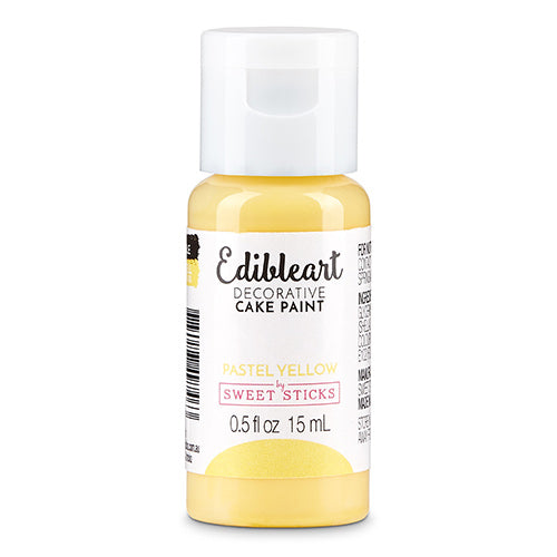 Sweet Sticks Edible Art Paint PASTEL YELLOW 15ml